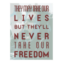 ブラベハート引用文ポスター