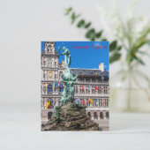 ブラボの記念碑とシュタハウスアントワープ ポストカード (スタンド正面)