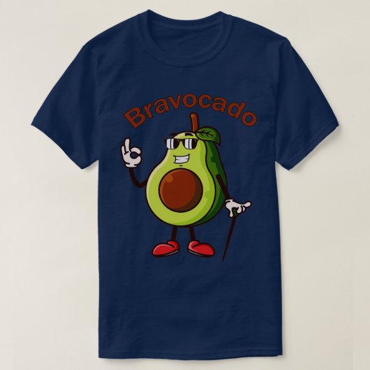 ブラボーおもしろいカドアボカドプン3 Tシャツ (デザイン正面)