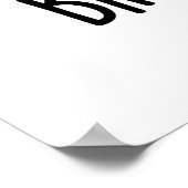 ブラボーカドアボカおもしろいドプン ポスター (角)