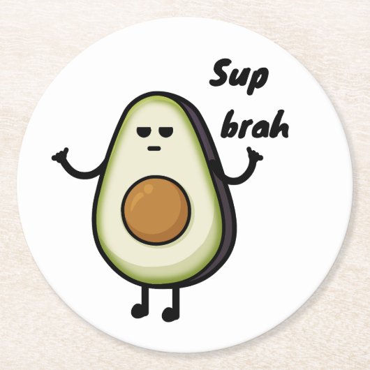 ブラボーカド ラウンドペーパーコースター (正面)