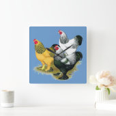 ブラマススリールスターズ スクエア壁時計 (ホーム)