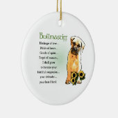 ブラマスチフ伝統のラブギフト セラミックオーナメント (右)