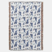 ブラマズアとハッピーフラワー スローブランケット (正面縦)