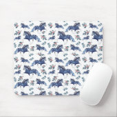 ブラマズアと花がアイスランドの馬を食べる マウスパッド (マウス)