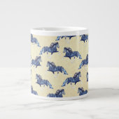 ブラマズア2ブルーアイスランドホース ジャンボコーヒーマグカップ (正面)