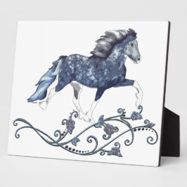 ブラマズブルーアイスランドホース フォトプラーク