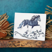 ブラマズブルーアイスランドホース フォトプラーク (側面)