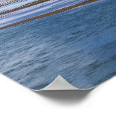 ブラマプトラ川と山の風景 – チベット ポスター (角)