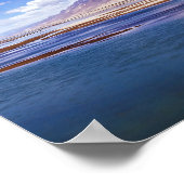 ブラマプトラ川と砂漠の風景 – チベット ポスター (角)