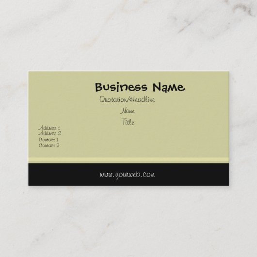 ブラミニマルック斜線 名刺 (正面)