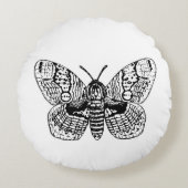 ブラミンモススケッチ ラウンドクッション (正面)