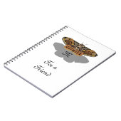 ブラミンモスモノグラム ノートブック (左側)