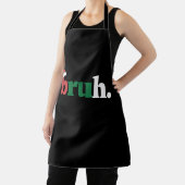 ブラミームおもしろいことわざブログリーティングクリスマス エプロン (インサイチュ)