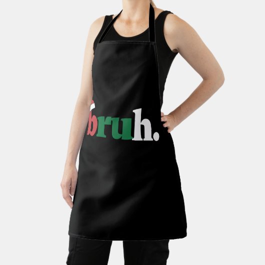 ブラミームおもしろいことわざブログリーティングクリスマス エプロン (インサイチュ)