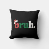 ブラミームおもしろいことわざブログリーティングクリスマス クッション (正面)