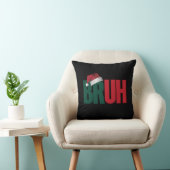 ブラミームおもしろいことわざブログリーティングクリスマス クッション (椅子)