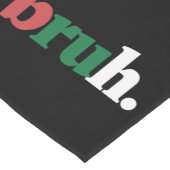 ブラミームおもしろいことわざブログリーティングクリスマス ショートテーブルランナー (コーナー)