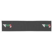 ブラミームおもしろいことわざブログリーティングクリスマス ショートテーブルランナー (横)