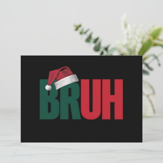 ブラミームおもしろいことわざブログリーティングクリスマス シーズンカード (スタンド正面)