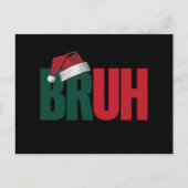 ブラミームおもしろいことわざブログリーティングクリスマス シーズンポストカード (正面)