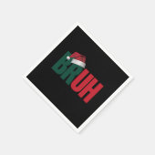 ブラミームおもしろいことわざブログリーティングクリスマス スタンダードカクテルナプキン (角)