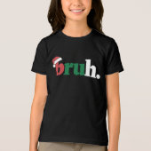 ブラミームおもしろいことわざブログリーティングクリスマス トライブレンドＴシャツ (正面)