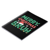 ブラミームおもしろいことわざブログリーティングクリスマス ノートブック (左側)