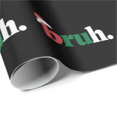 ブラミームおもしろいことわざブログリーティングクリスマス ラッピングペーパー (ロールコーナー)