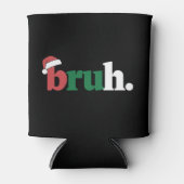 ブラミームおもしろいことわざブログリーティングクリスマス 缶クーラー (正面)