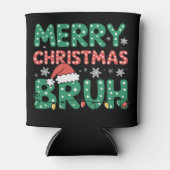 ブラミームおもしろいことわざブログリーティングクリスマス 缶クーラー (正面)