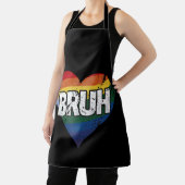 ブラミームおもしろいことわざブログリーティングゲイLGBTプライド エプロン (インサイチュ)