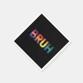 ブラミームおもしろいことわざブログリーティングゲイLGBTプライド スタンダードカクテルナプキン (角)