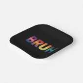 ブラミームおもしろいことわざブログリーティングゲイLGBTプライド ペーパープレート (傾斜あり)