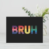 ブラミームおもしろいことわざブログリーティングゲイLGBTプライド 招待状 (スタンド正面)