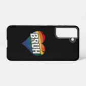 ブラミームおもしろいことわざブログリーティングゲイLGBTプライド SAMSUNG GALAXYケース (裏面横)