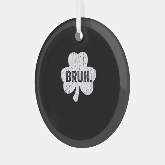 ブラミームおもしろいことわざブログリーティング10代のボーイセントパ ガラスオーナメント (正面左)