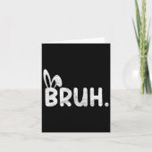 ブラミームイースターおもしろいデイバニーエッグティーンズボーイズK カード (正面)