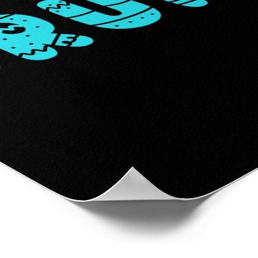 ブラミームイースターおもしろいデイバニーエッグティーンズボーイズK ポスター (角)