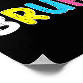 ブラミームイースターおもしろいデイバニーエッグティーンズボーイズK ポスター (角)