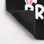 ブラミームイースターおもしろいデイバニーエッグティーンズボーイズK マウスパッド (コーナー)