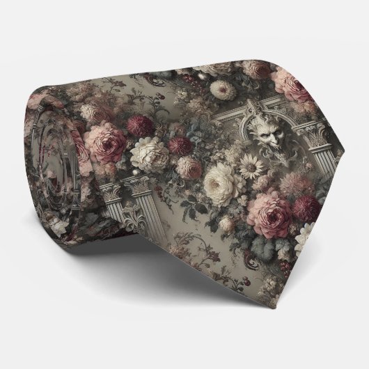 ブラムストーカーのある午後 – ゴシックビクトリアン ネクタイ (ロール)