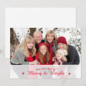 ブラメリーイト·カスタム·ファミリー·フォト·クリスマス·カード シーズンカード (正面/裏面)