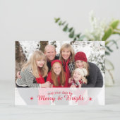 ブラメリーイト·カスタム·ファミリー·フォト·クリスマス·カード シーズンカード (スタンド正面)