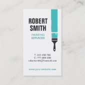 ブラモダンシと絵を描縦型名刺 名刺 (正面)