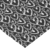 ブラモダンシハート白黒パターン テーブルクロス (アングル)