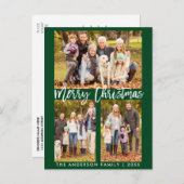 ブラモダンシ台本ファミリー3フォトメリークリスマス ポストカード (正面/裏面)