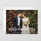 ブラモダンシ台結婚した本&メリークリスマス ポストカード (正面/裏面)