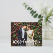 ブラモダンシ台結婚した本&メリークリスマス ポストカード (スタンド正面)