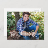 ブラモダンシ文字冒険が卒業 ポストカード (正面/裏面)